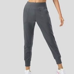Soothfeel High Waisted Tummy Control Active Joggers In Gray Size M